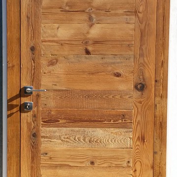 Porta fasce laterali in legno vecchio