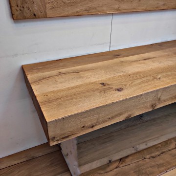 Piano in rovere per bagno